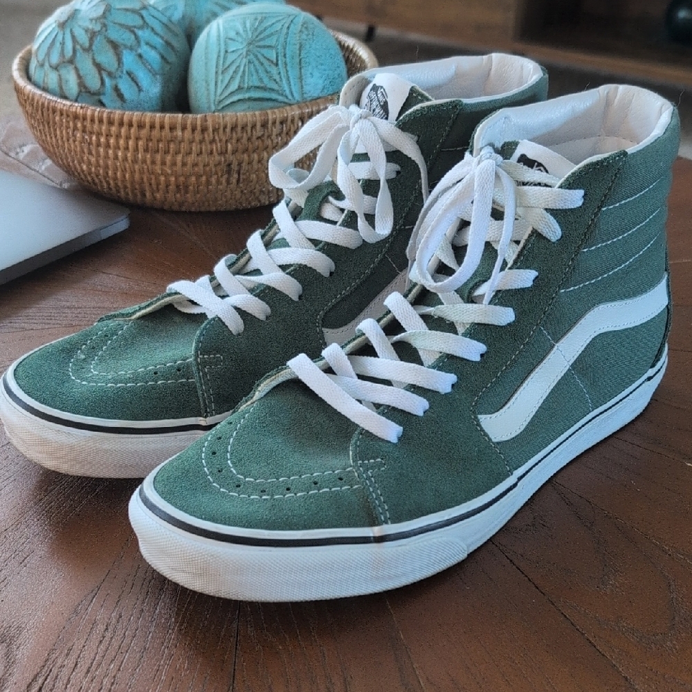 Vans Men's High-Top Sneakers St Patrick's Day Green